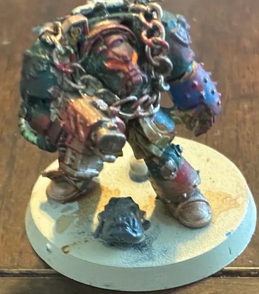 terminator with star of chaos on back front side